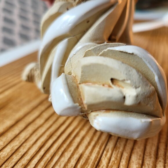 Vintage Artesania Rinconada Collie Dog figurine Handmade Uruguay Ceramic 3" tall - Picture 8 of 15